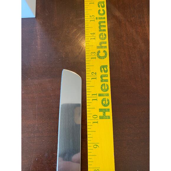 Lenox Holiday Gatherings Glass Beaded Handle Cake Knife Retired 12 Inches NEW - Picture 5 of 6